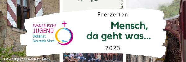 Deckblatt Flyer - Freizeiten 2023